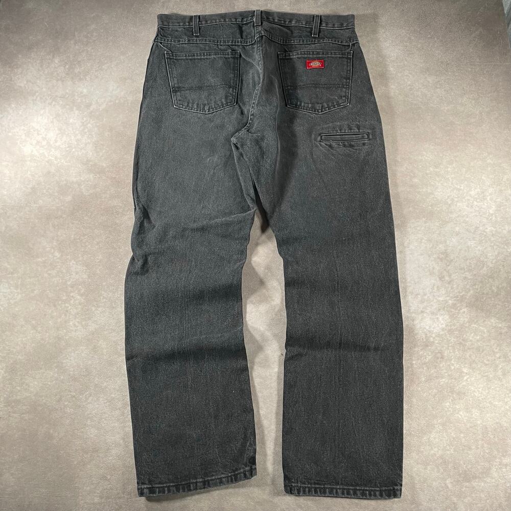 Dickies Carpenter Jeans Men’s 37x30 Black Denim Workwear